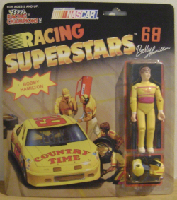 Image of 1991 Bobby Hamilton figure carded without car