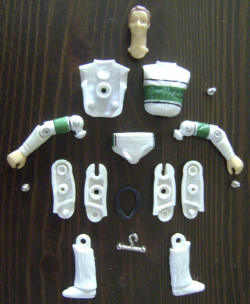 Image of figure in pieces